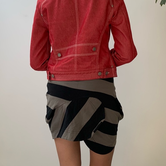 Vivienne Westwood Anglomania Grey Black Rugby Skirt from SS 2002 - Picture 4 of 7